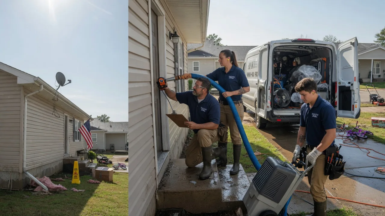 Ceiling Water Damage Restoration in Trenton, FL near me
